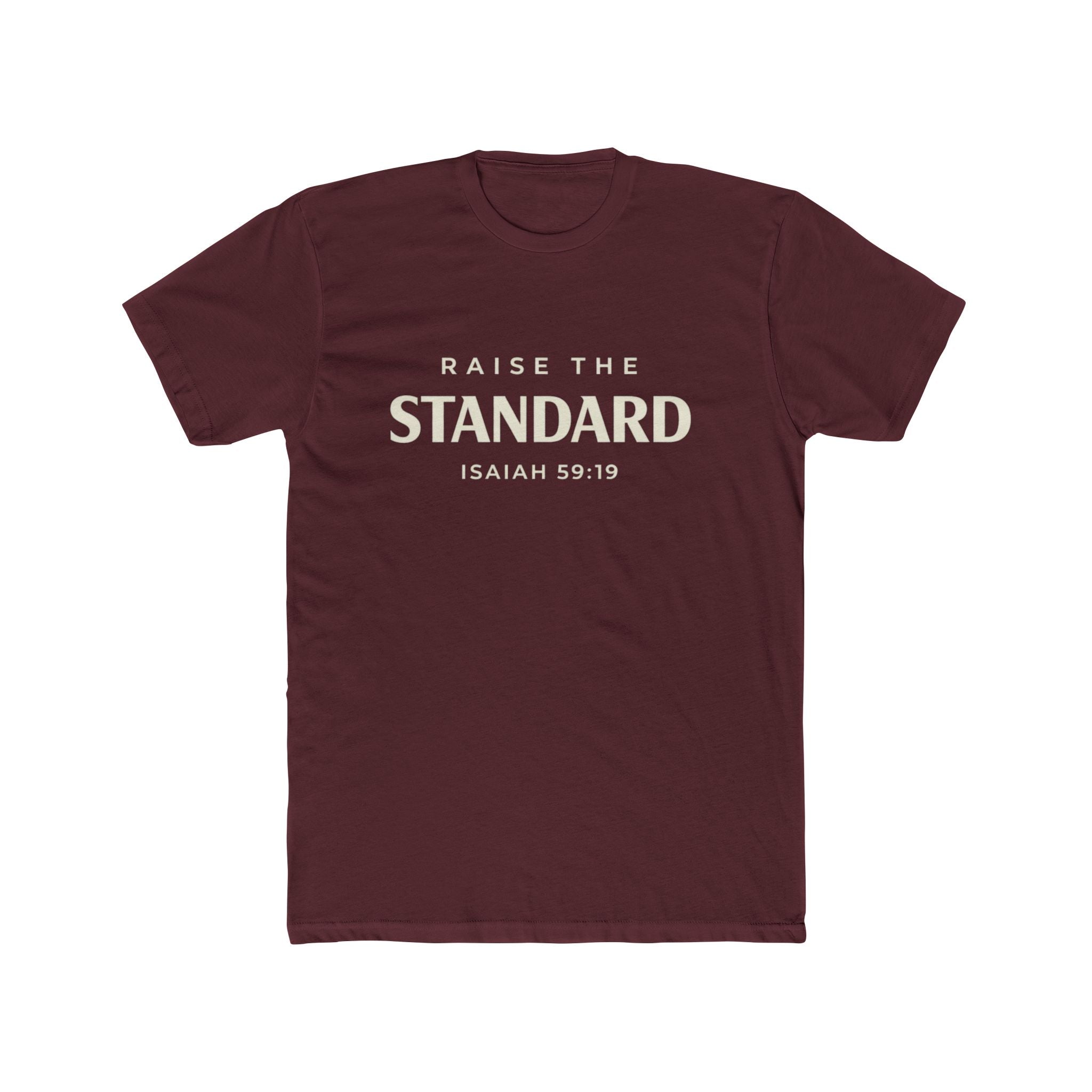 Raise a Standard T-Shirt – Isaiah 59:19 Inspirational Christian Tee