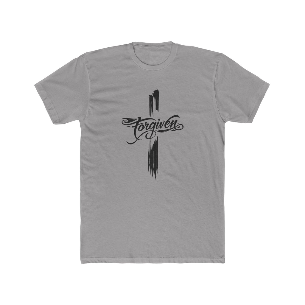 Forgiven Script Cross Tee | Faith Christian Religious Shirt