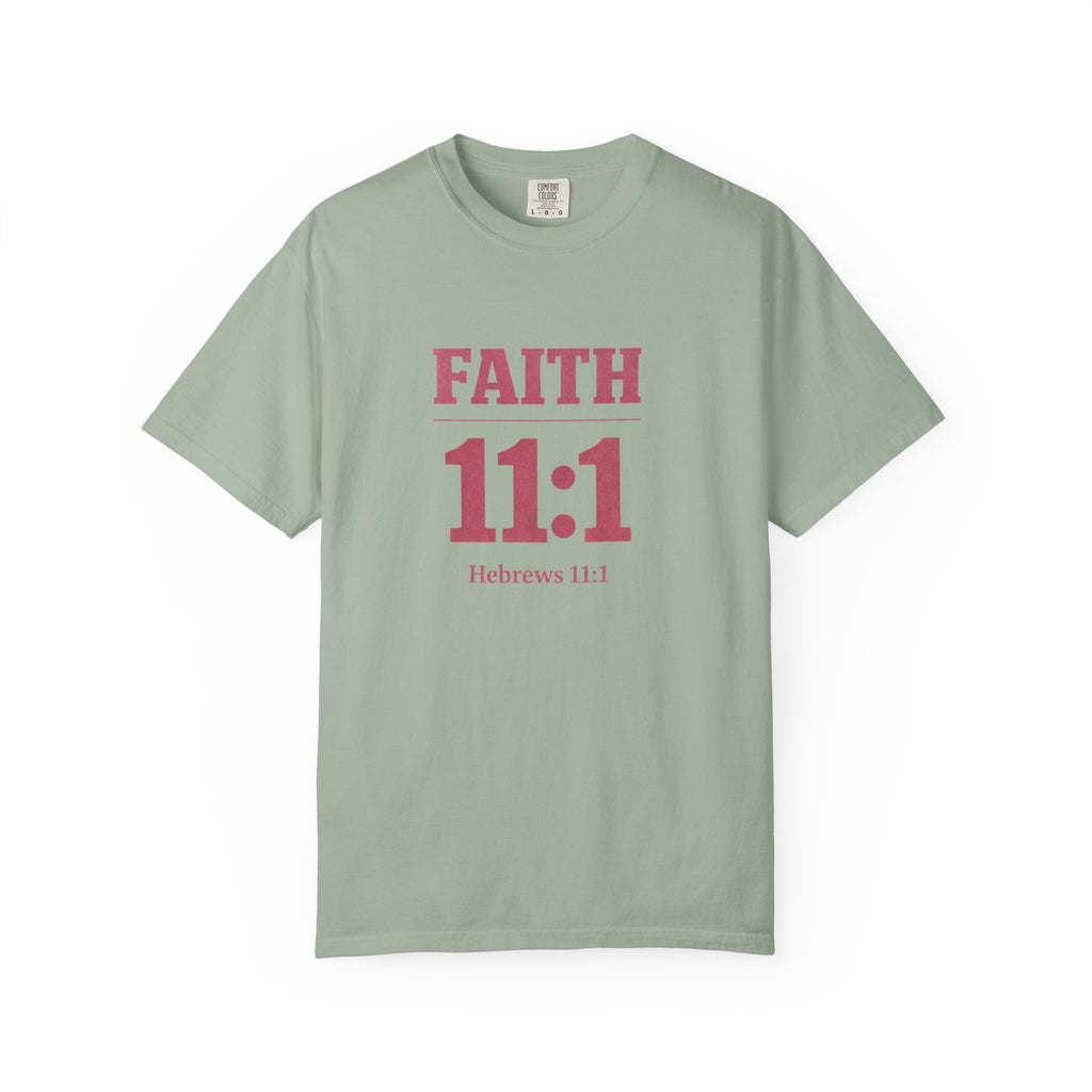 Faith 11:1 T‑Shirt — Hebrews 11:1 Inspirational Christian Tee