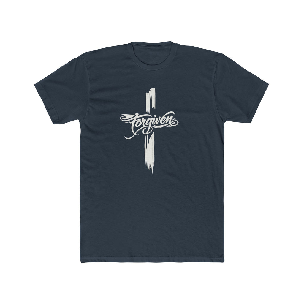 Faith Cross Script T-Shirt | Religious Christian Tee