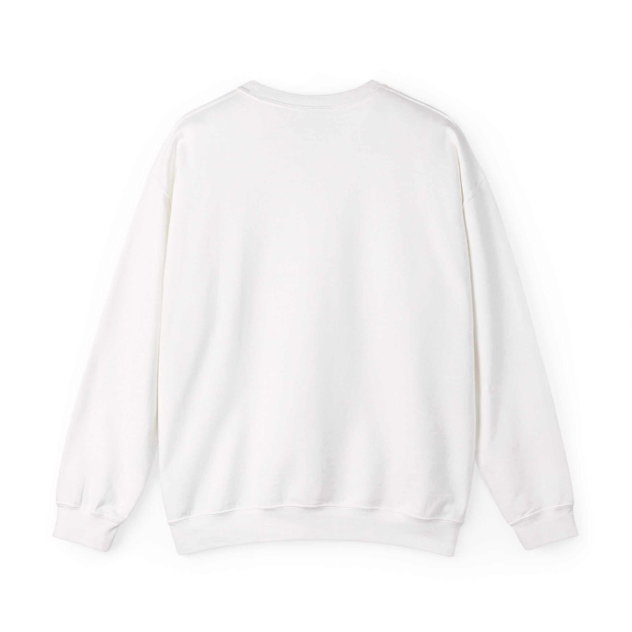 Womens Christian Crewneck Sweatshirt — "Give Him a Try" Faith Cross Design