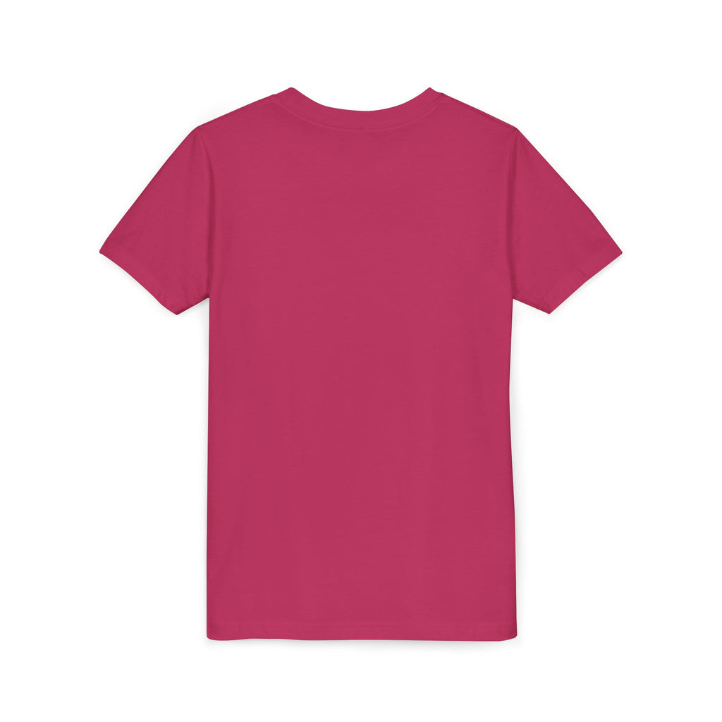 Girls Youth Tee – "God Made Me Different" Christian Kids T‑Shirt (Eph. 2:10)