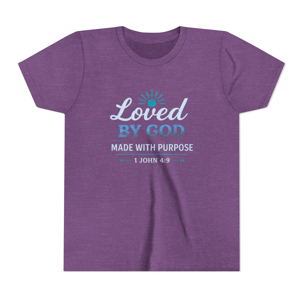 Boys Youth Short Sleeve Tee "Loved By God"