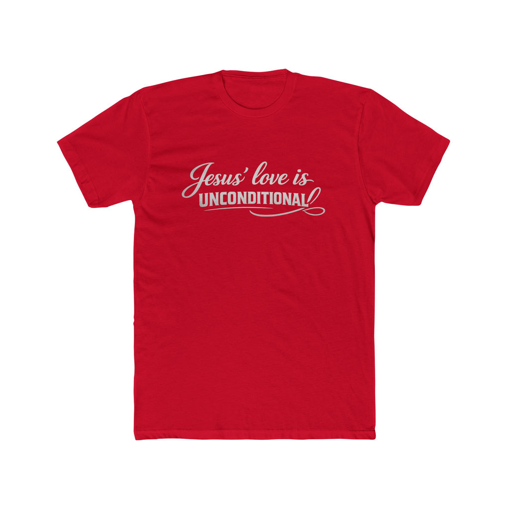 Jesus' Love Is Unconditional tee | Christian faith shirt, scripture design