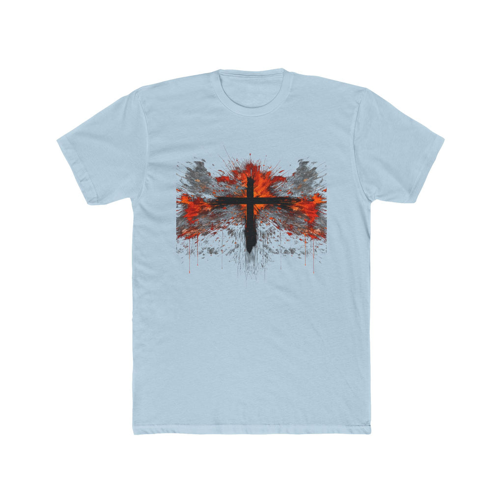 Grunge Cross Graphic Tee | Faith Christian Shirt