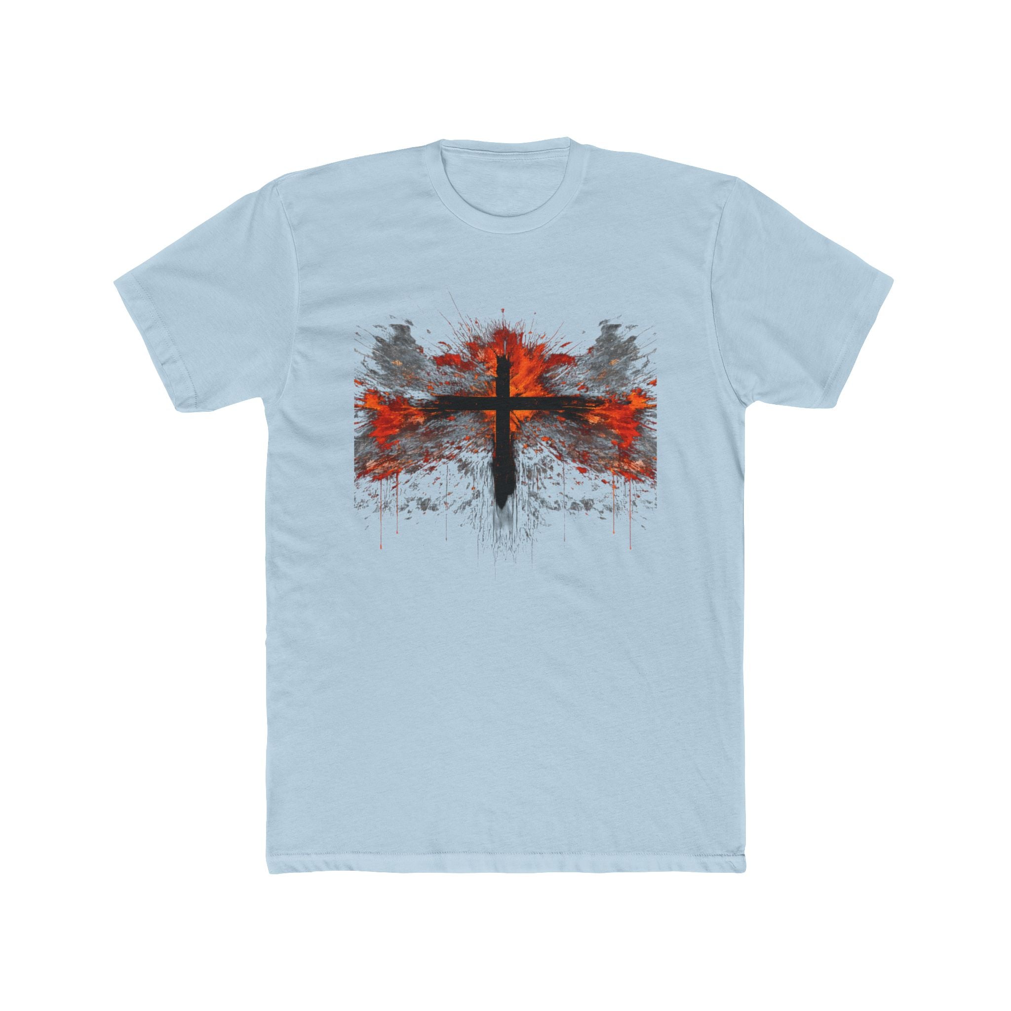 Grunge Cross Graphic Tee | Faith Christian Shirt