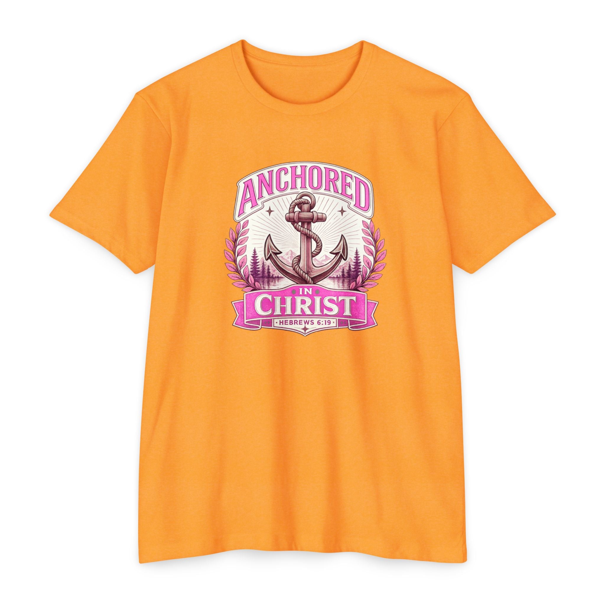 Women Anchored in Christ Anchor Graphic T-shirt