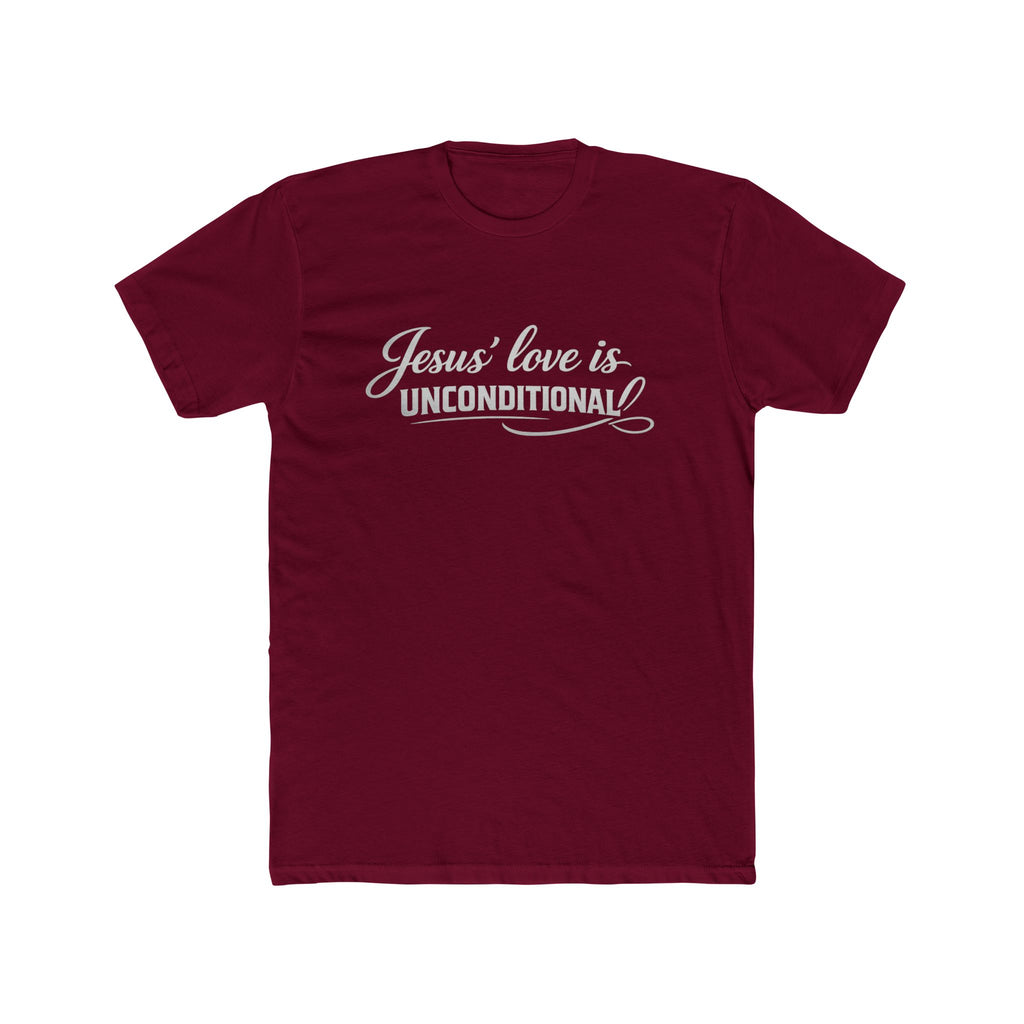 Jesus' Love Is Unconditional tee | Christian faith shirt, scripture design