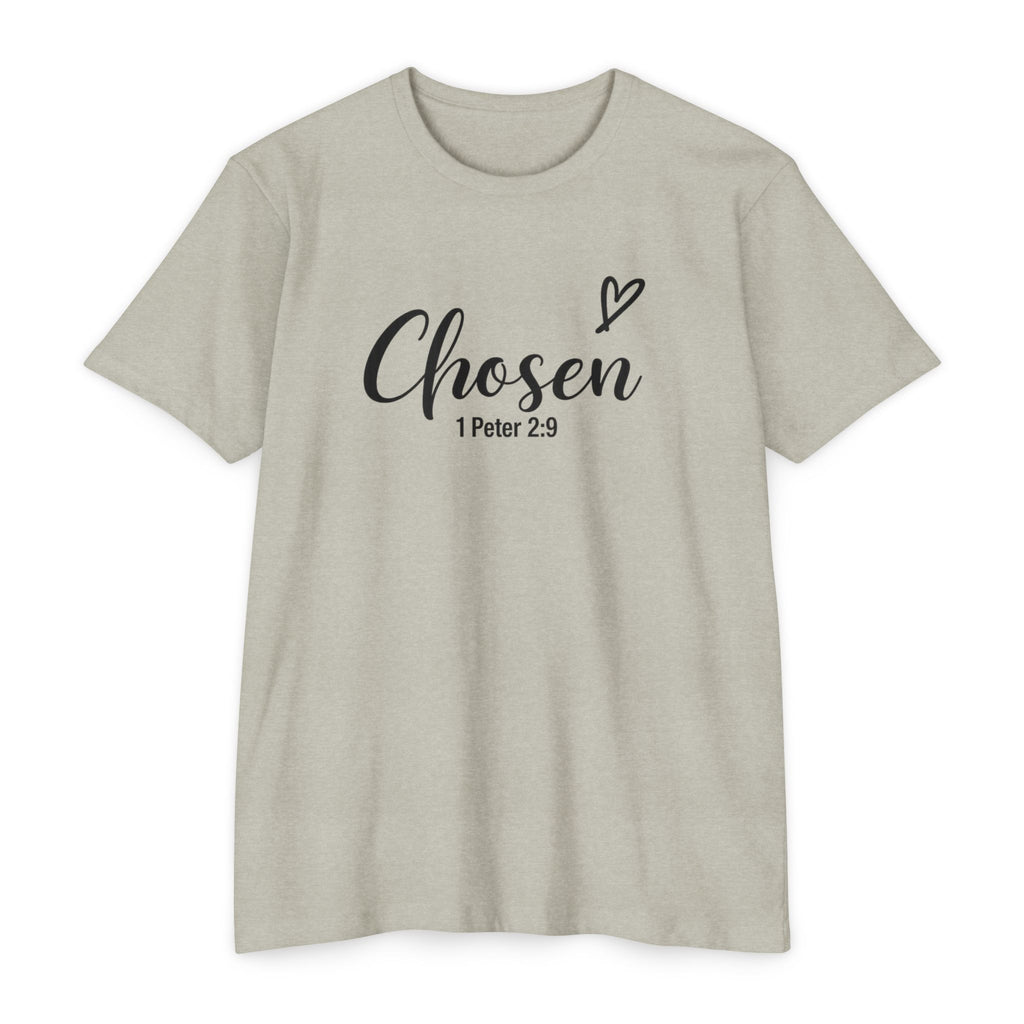 Womens Chosen 1 Peter 2:9 T-shirt | Christian Faith Scripture Tee