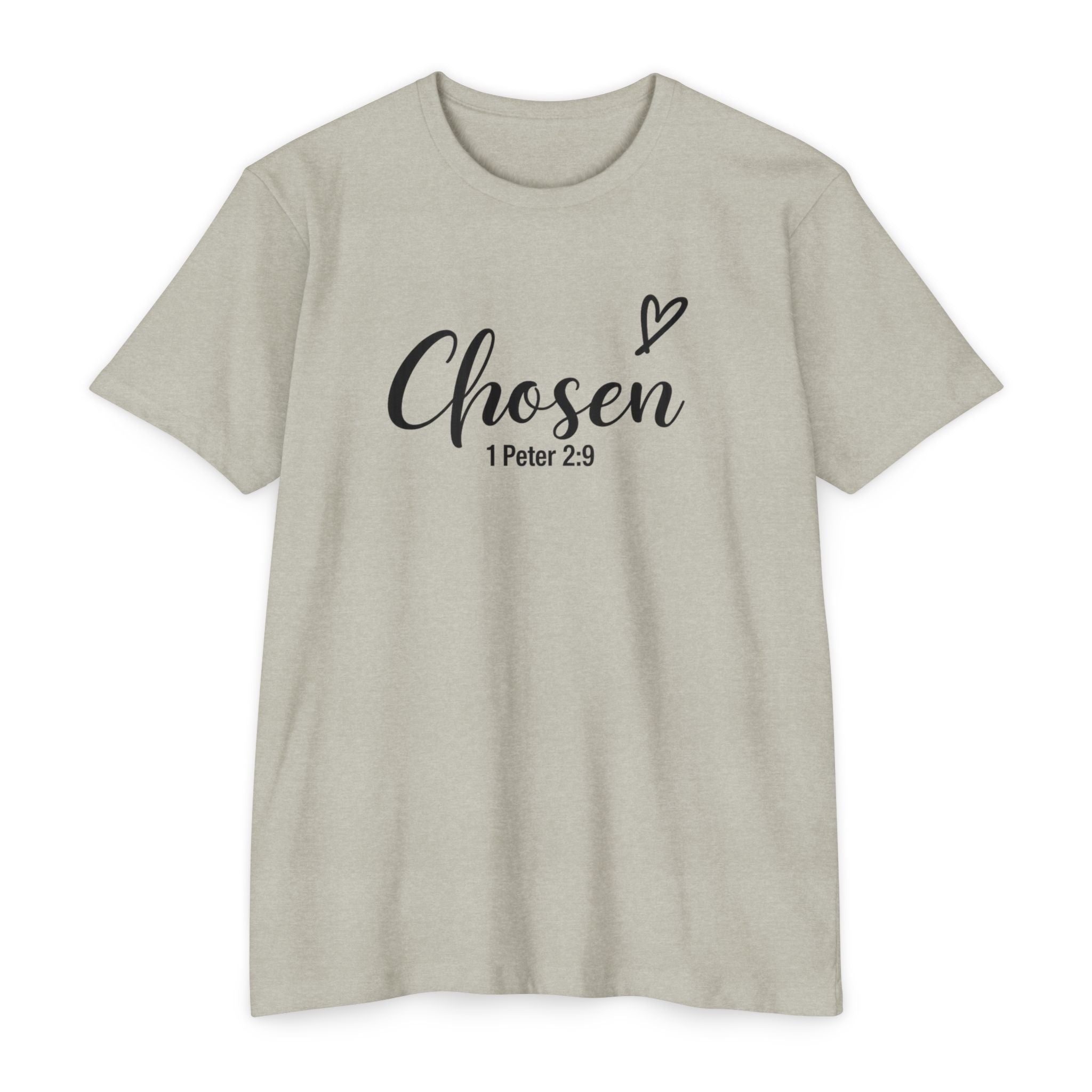 Womens Chosen 1 Peter 2:9 T-shirt | Christian Faith Scripture Tee