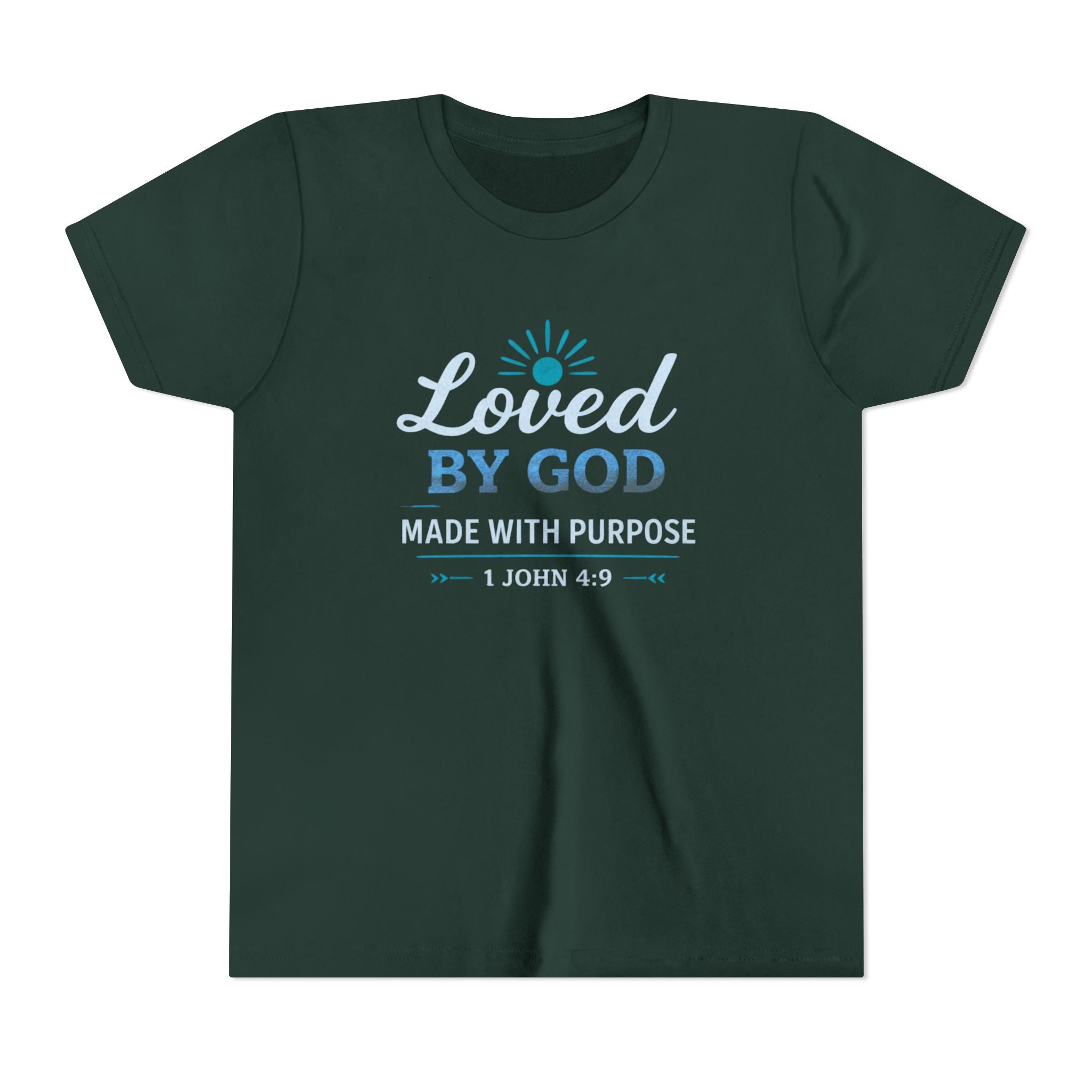 Boys Youth Short Sleeve Tee "Loved By God"