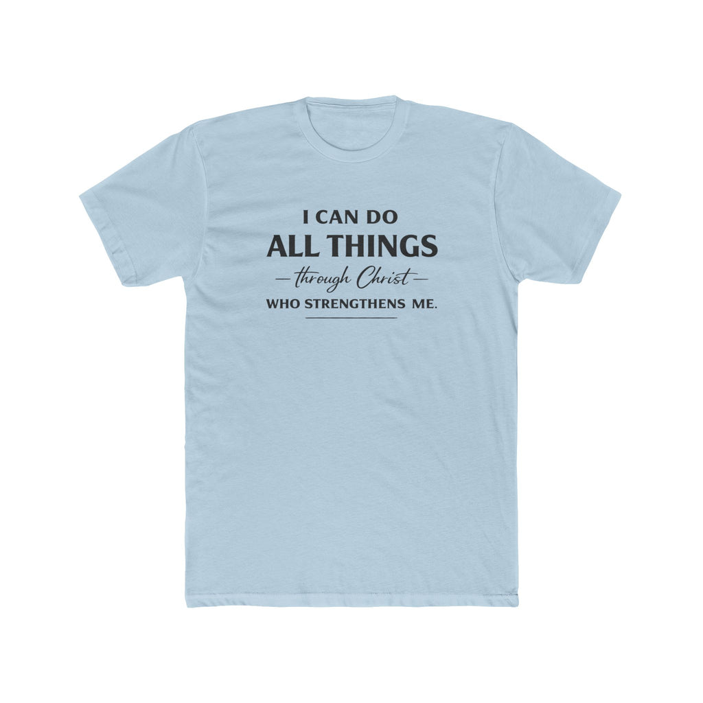 I Can Do All Things Scripture Quote Tee | Christian Faith T-Shirt