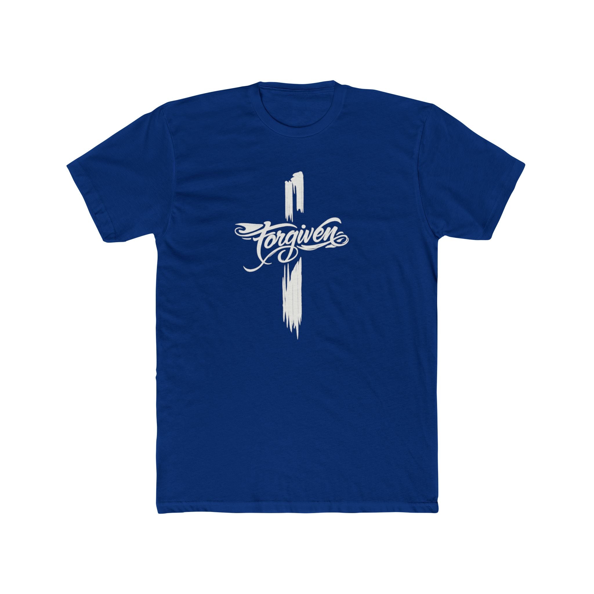 Faith Cross Script T-Shirt | Religious Christian Tee