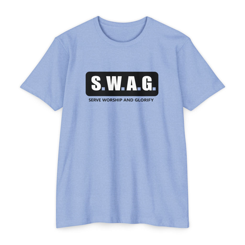 Womens S.W.A.G. Serve Worship And Glorify T-shirt | Christian Faith Shirt