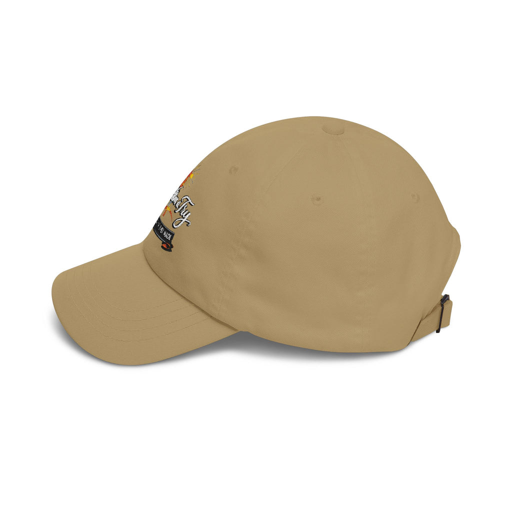 Classic Dad Cap  'God Mom Dad' Cross Embroidered Hat