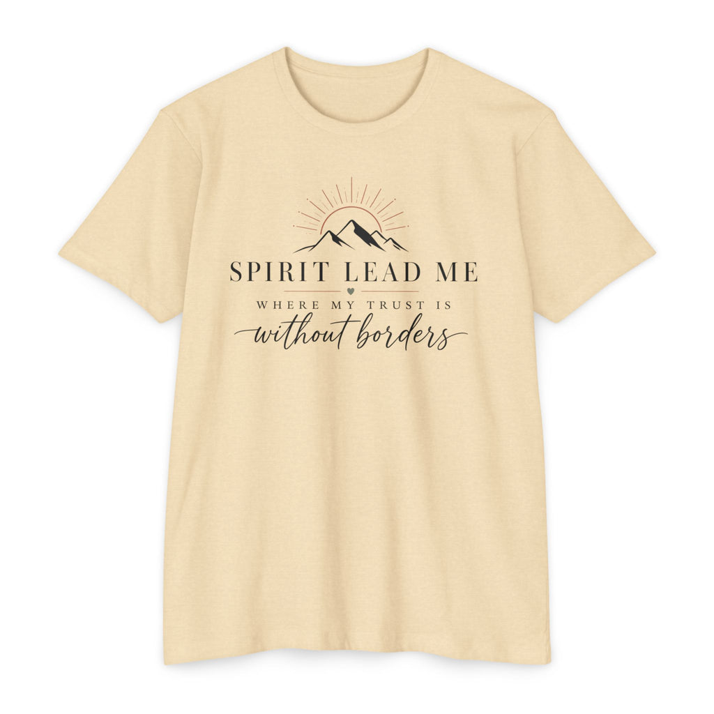 Womens  "Spirit Lead Me" Inspirational Christian Tee