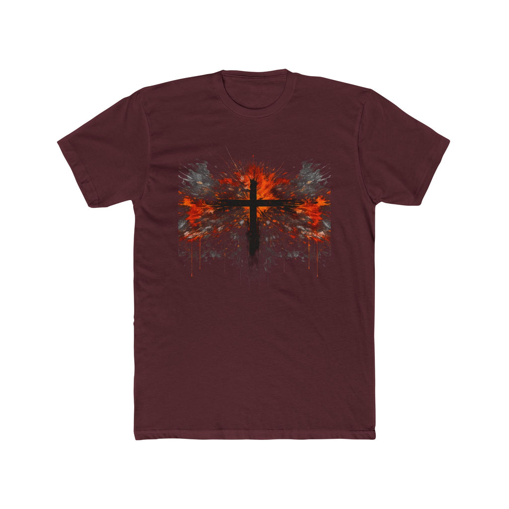 Grunge Cross Graphic Tee | Faith Christian Shirt