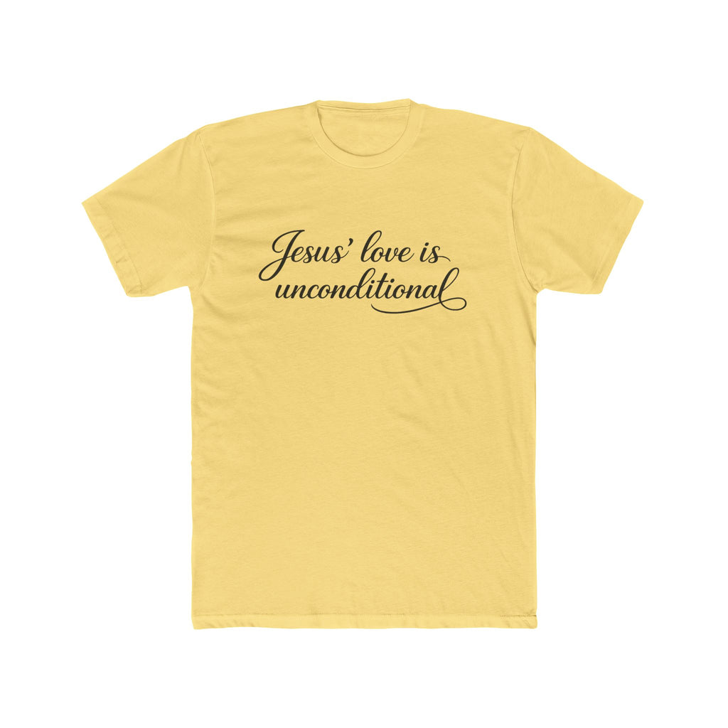 Jesus' Love Is Unconditional T-Shirt | Christian Faith Script Tee
