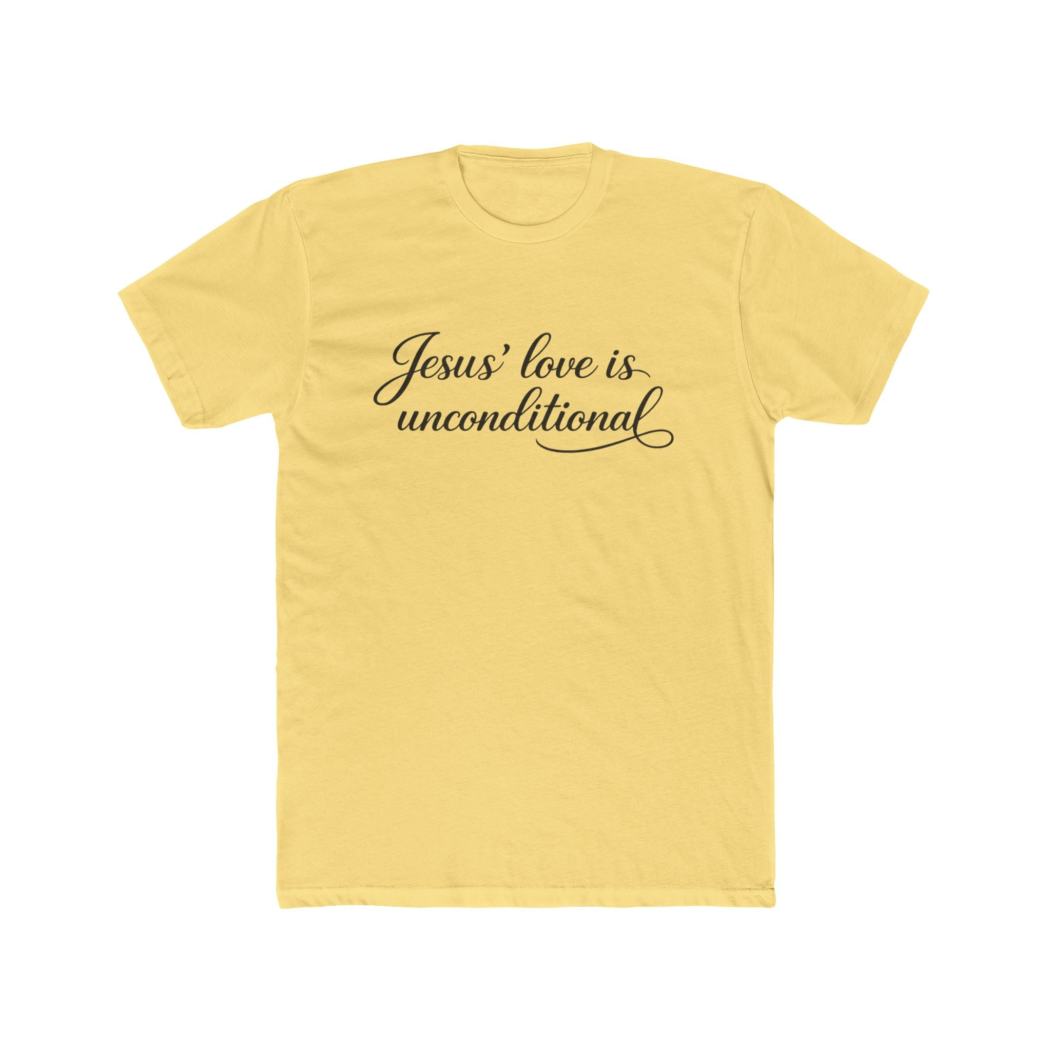 Jesus' Love Is Unconditional T-Shirt | Christian Faith Script Tee