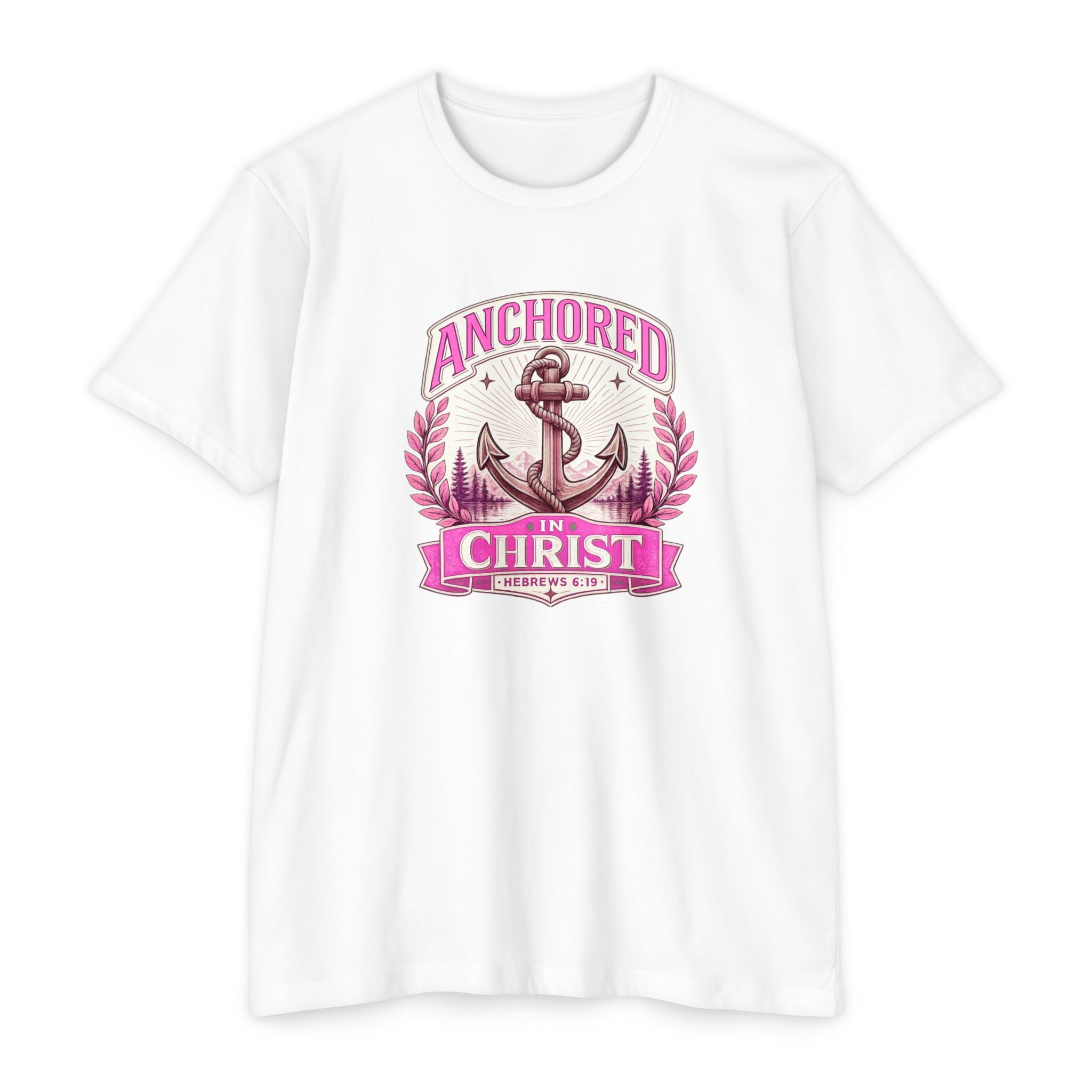 Women Anchored in Christ Anchor Graphic T-shirt