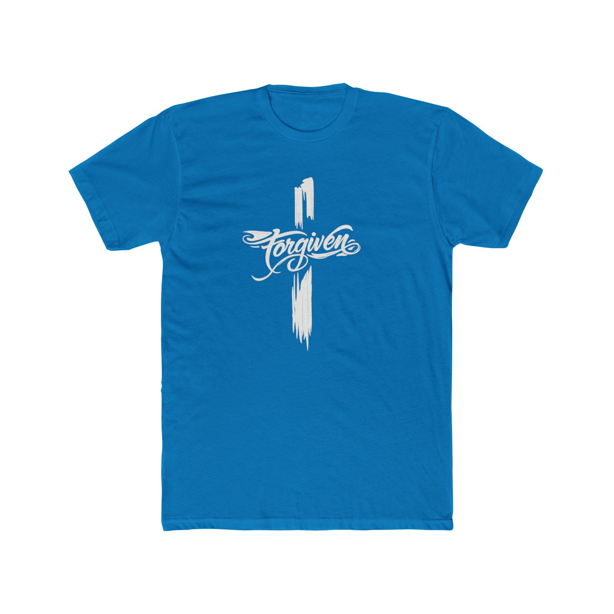 Faith Cross Script T-Shirt | Religious Christian Tee