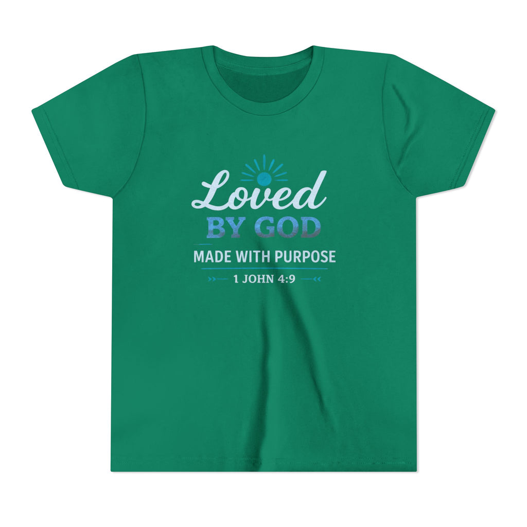 Boys Youth Short Sleeve Tee "Loved By God"