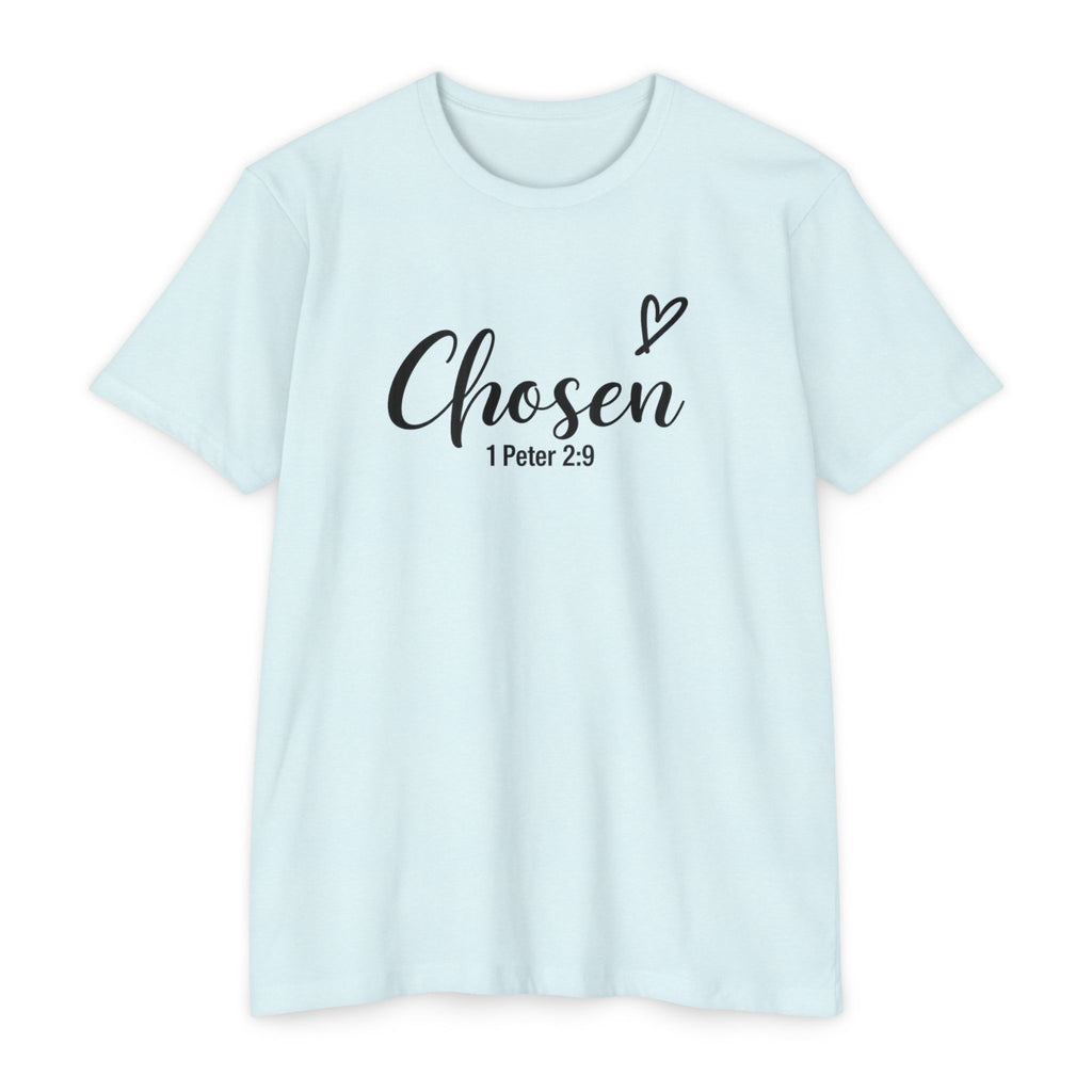 Womens Chosen 1 Peter 2:9 T-shirt | Christian Faith Scripture Tee