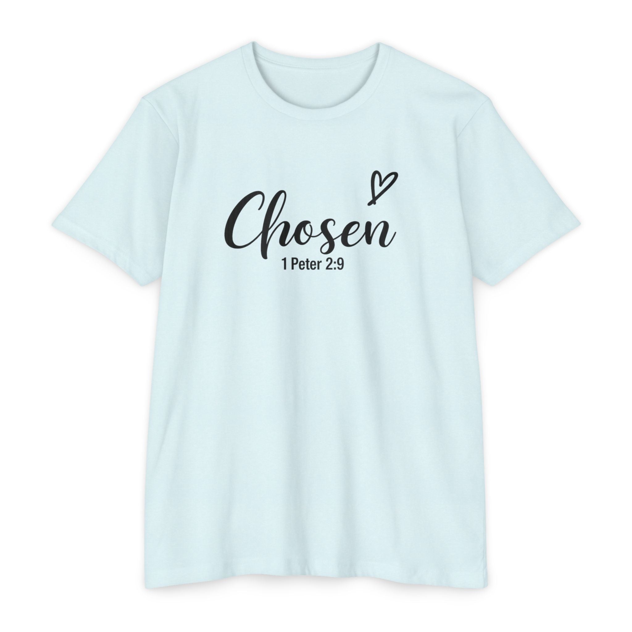 Womens Chosen 1 Peter 2:9 T-shirt | Christian Faith Scripture Tee