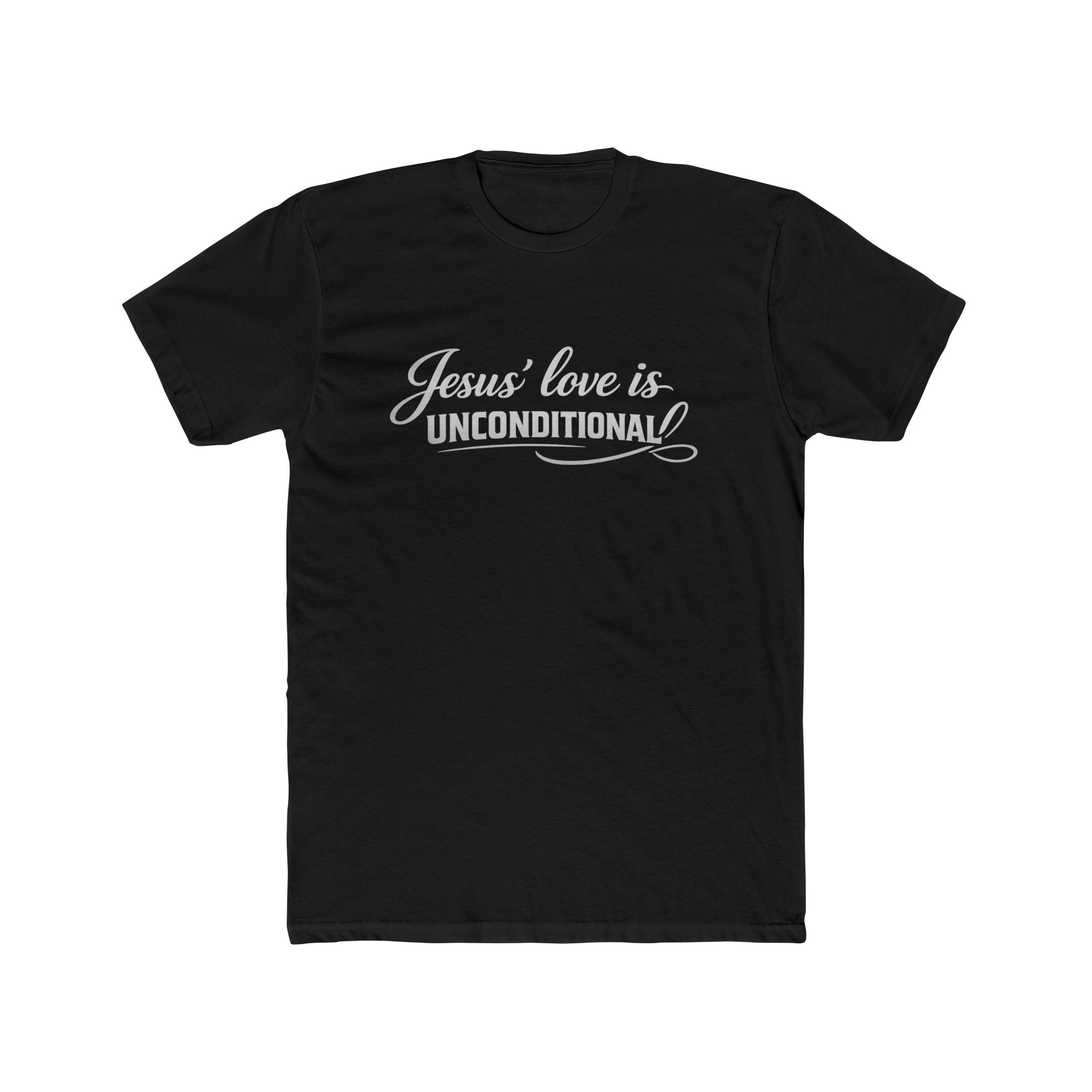 Jesus' Love Is Unconditional tee | Christian faith shirt, scripture design