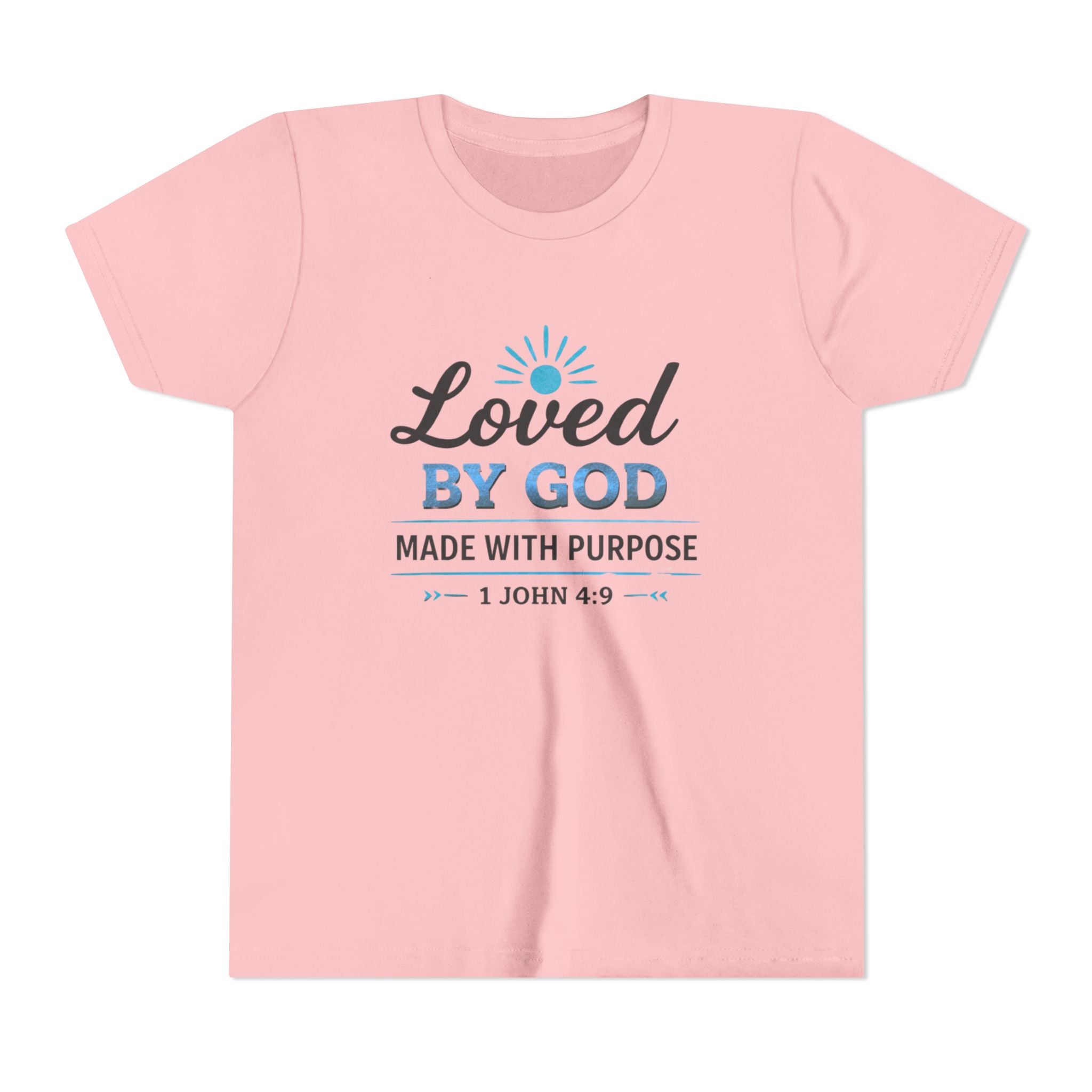 Boys Youth Short Sleeve Tee "Loved By God"