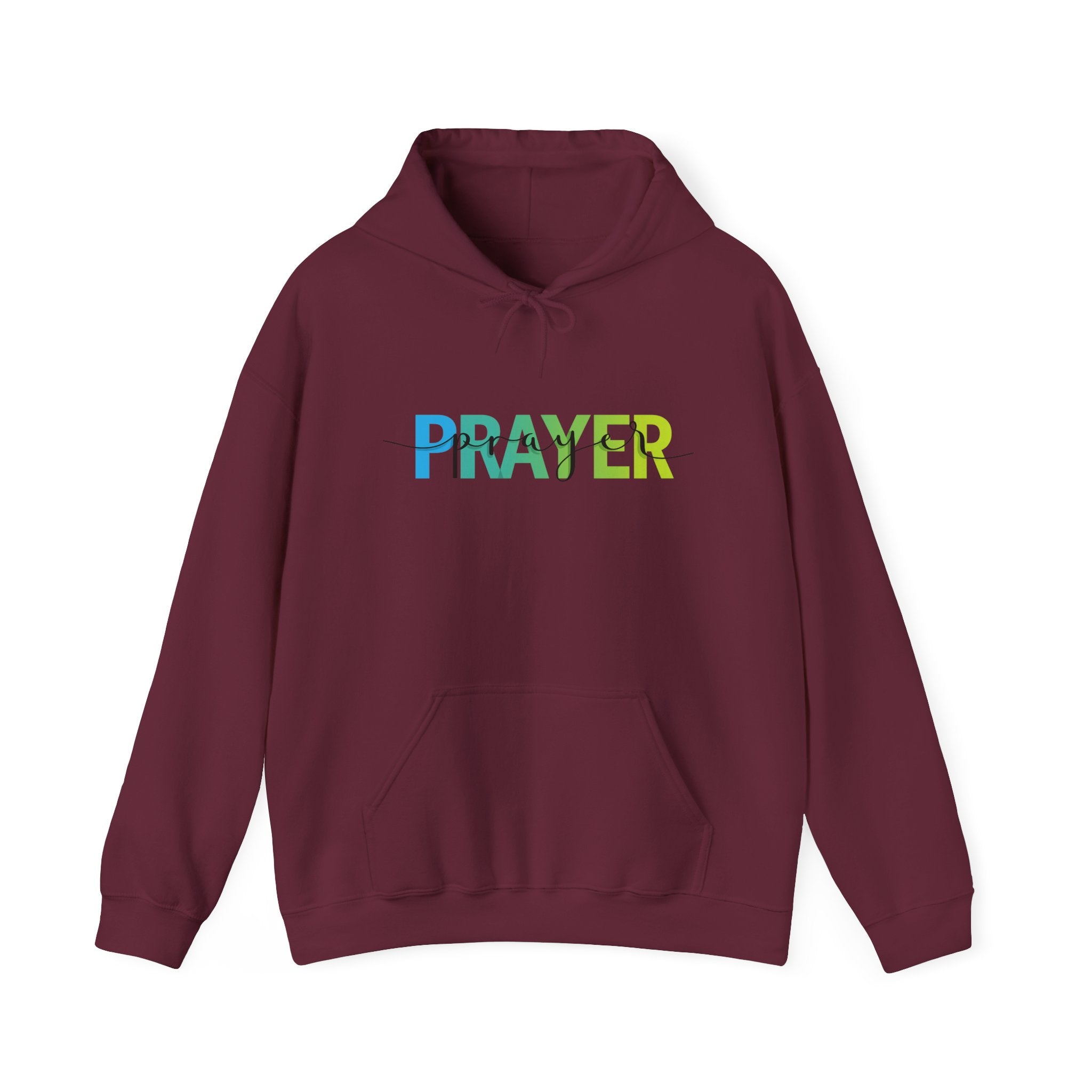 Prayer Hoodie — Peaceful Gradient Faith Pullover
