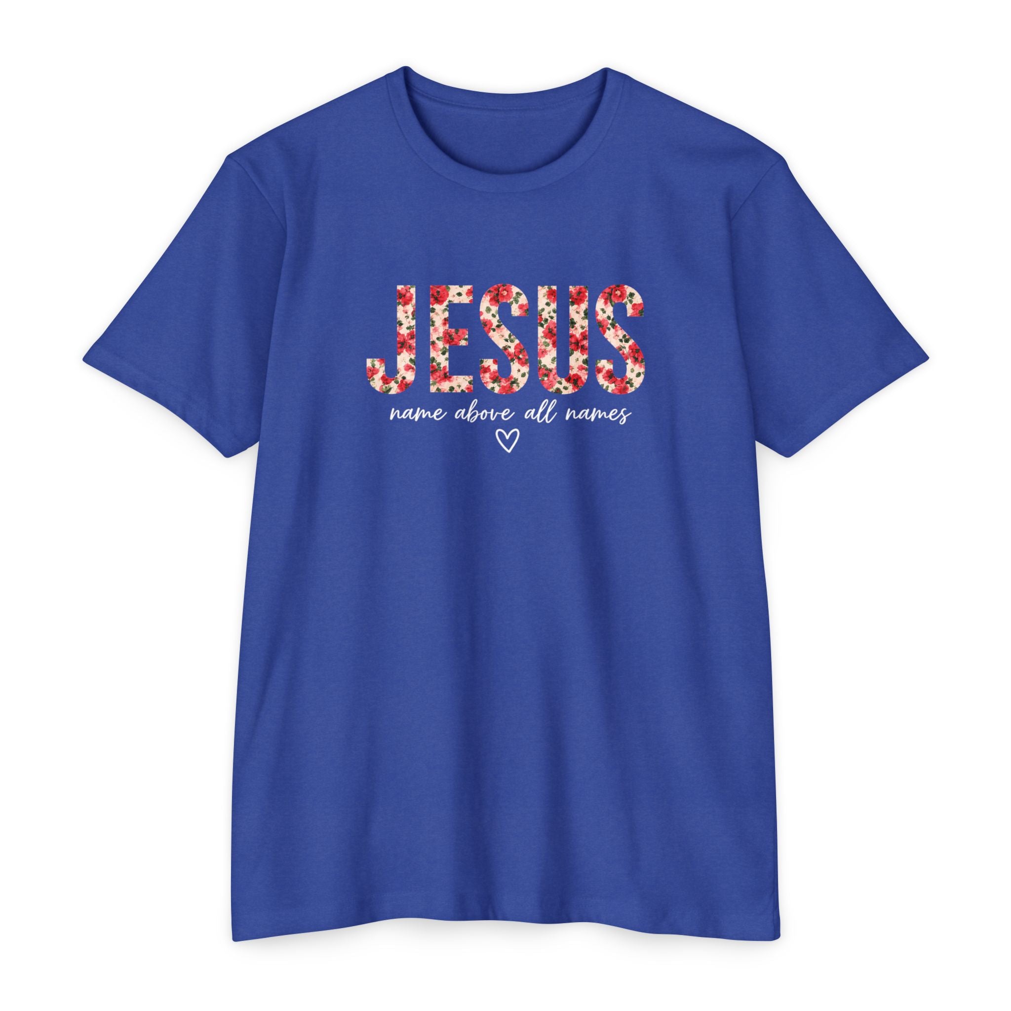 Womens Jesus Floral Mosaic T-Shirt