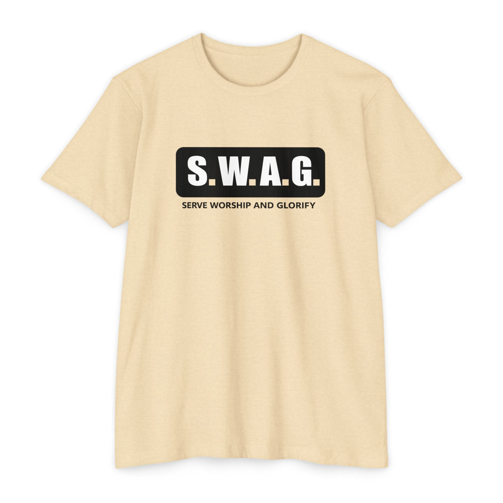 Womens S.W.A.G. Serve Worship And Glorify T-shirt | Christian Faith Shirt