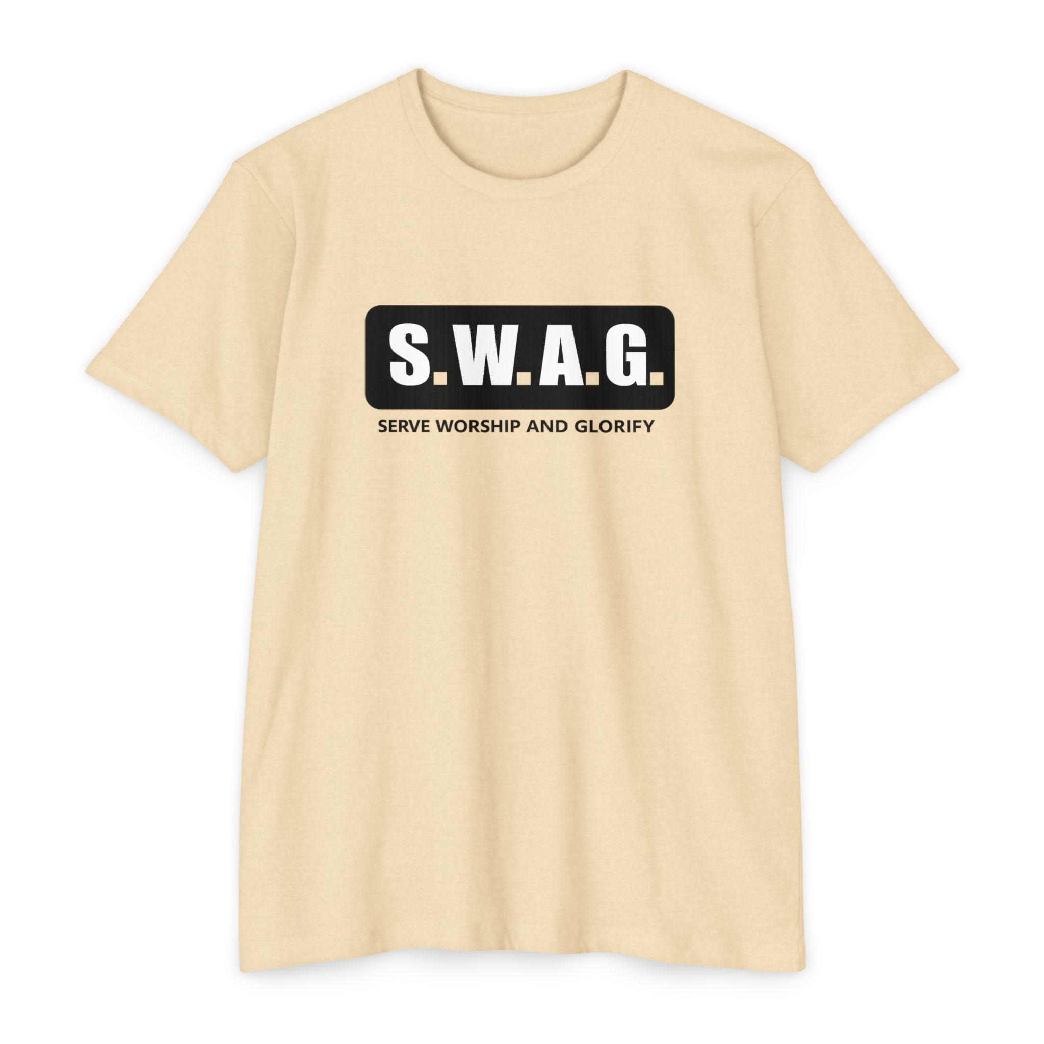 Womens S.W.A.G. Serve Worship And Glorify T-shirt | Christian Faith Shirt