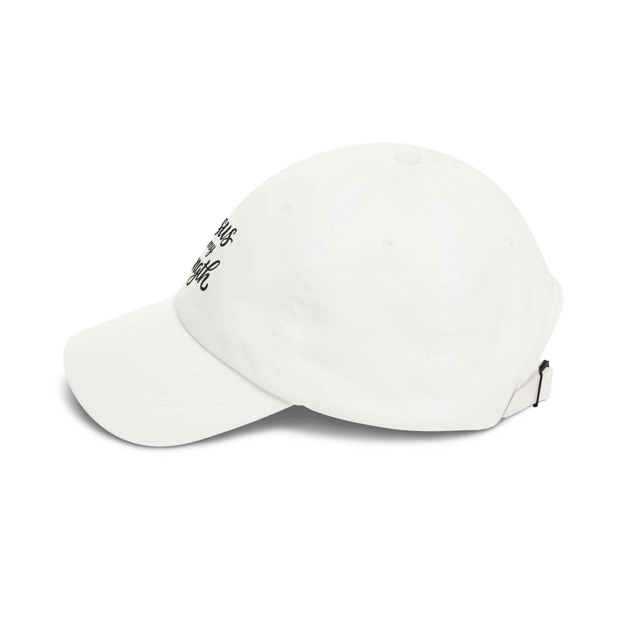 Jesus Is My Strength Dad Cap — Embroidered Christian Baseball Hat