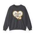Womens Jesus First Then Coffee Sweatshirt — Christian Coffee Lover Crewneck