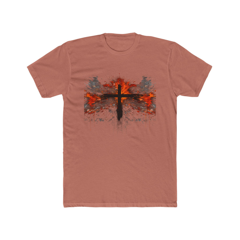 Grunge Cross Graphic Tee | Faith Christian Shirt