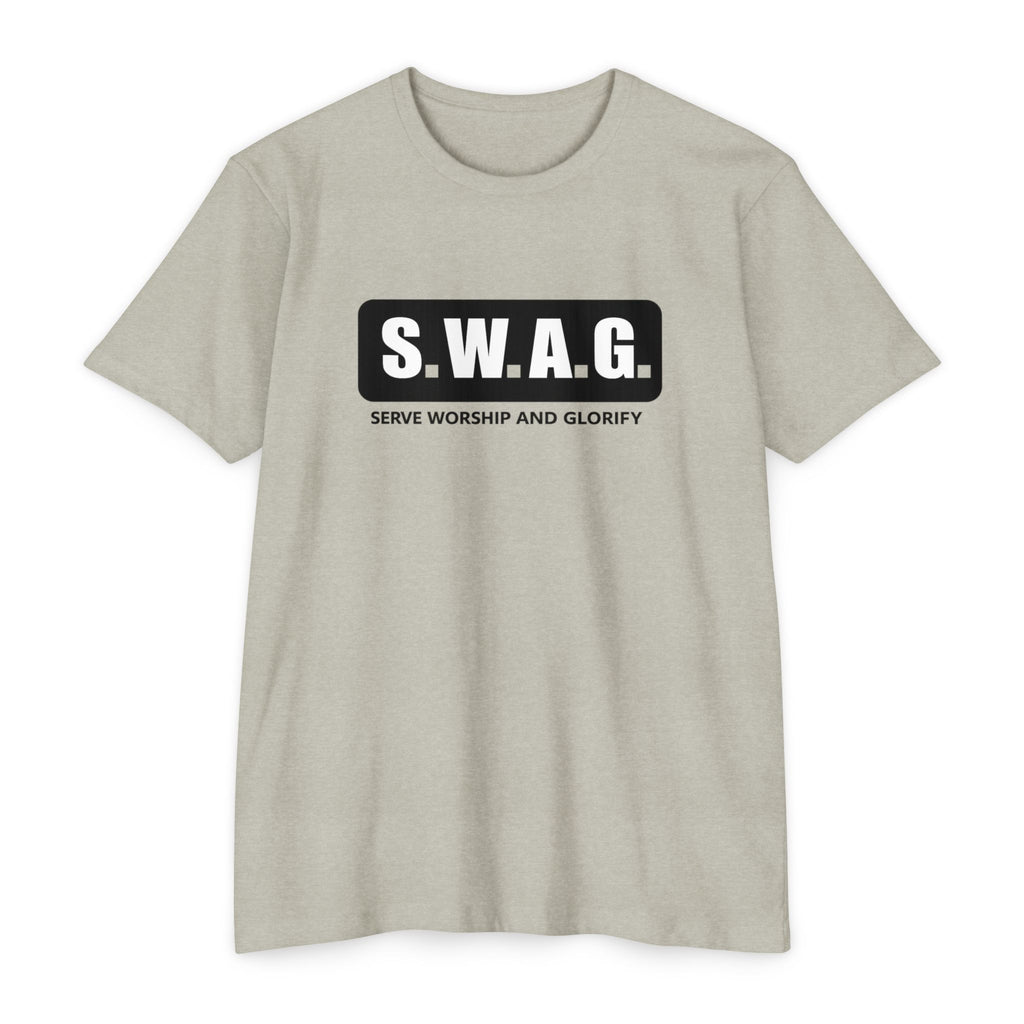 Womens S.W.A.G. Serve Worship And Glorify T-shirt | Christian Faith Shirt
