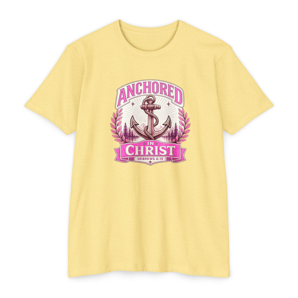 Women Anchored in Christ Anchor Graphic T-shirt