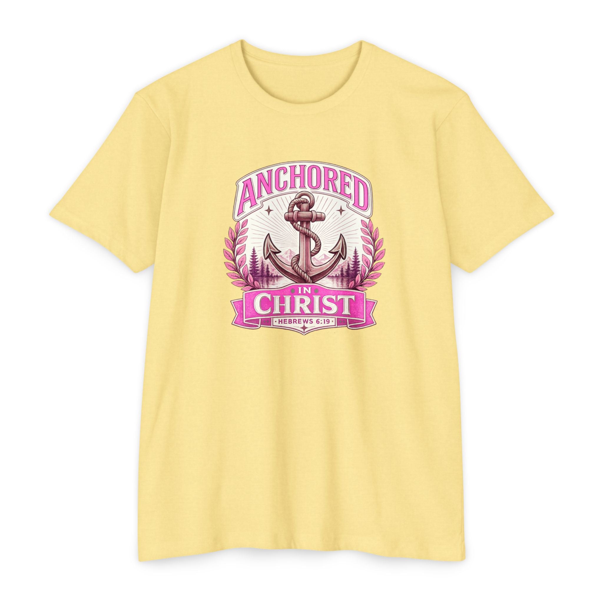 Women Anchored in Christ Anchor Graphic T-shirt