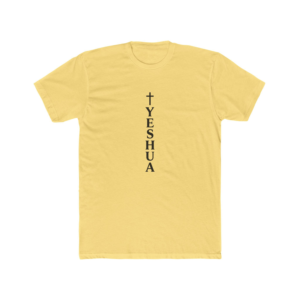 Yeshua Vertical Cross Tee | Christian Faith Shirt