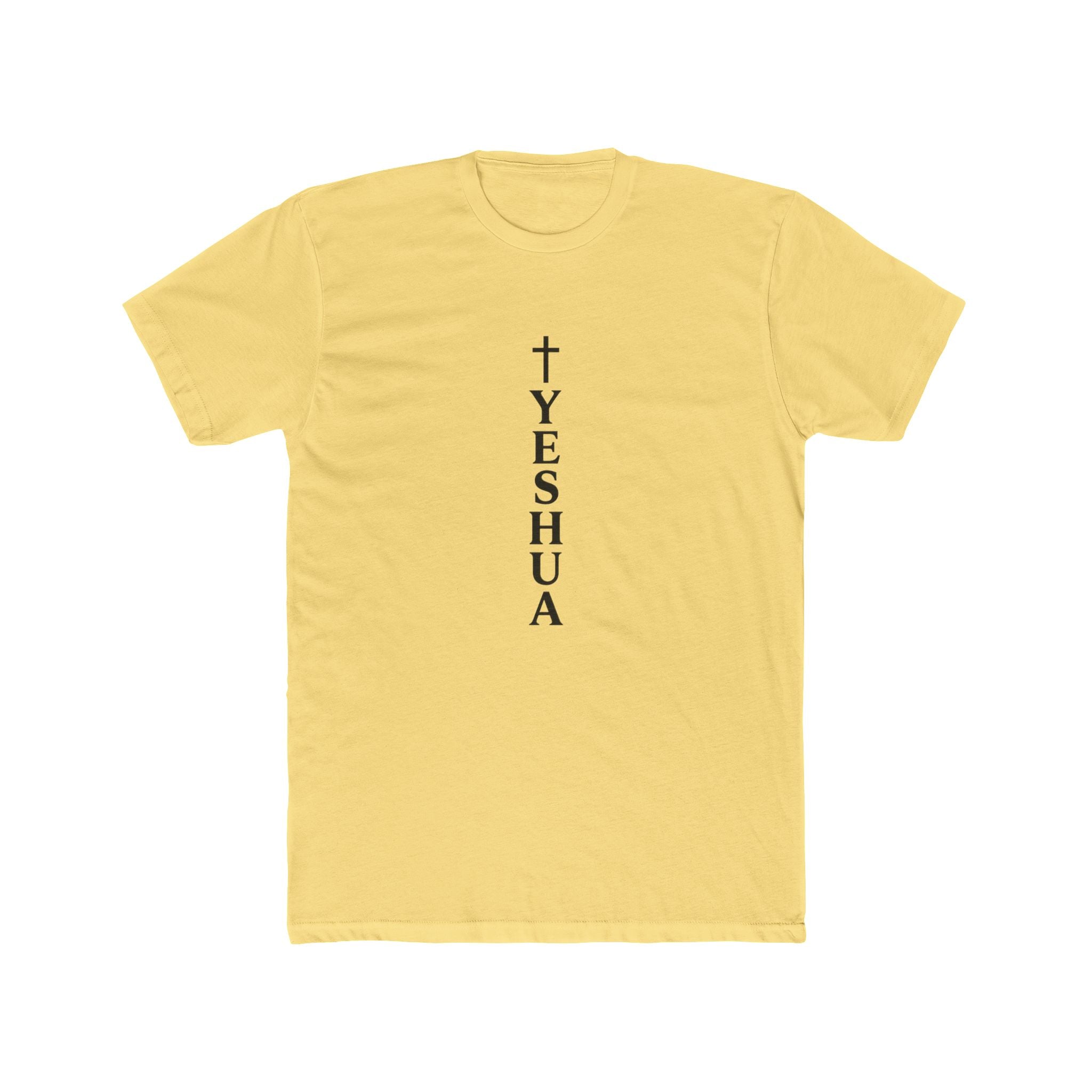 Yeshua Vertical Cross Tee | Christian Faith Shirt
