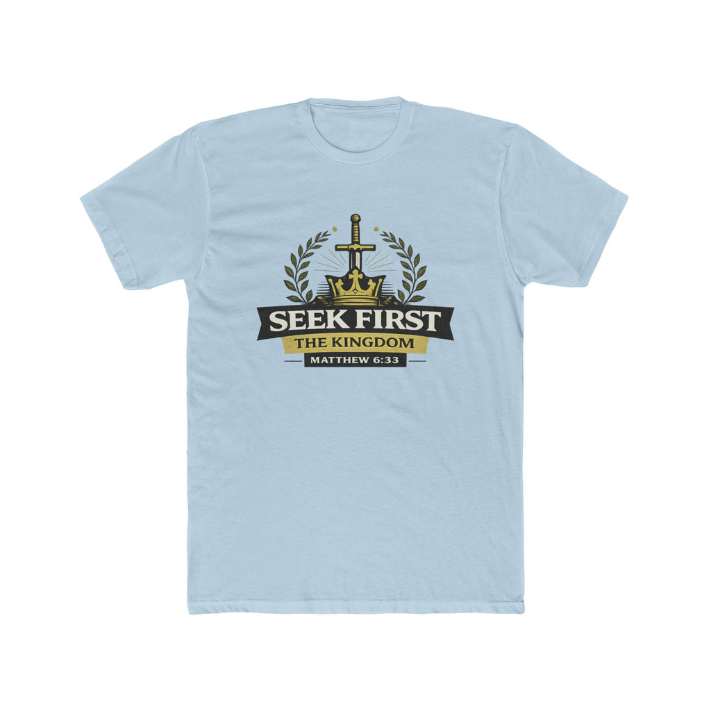 Seek First the Kingdom Tee | Matthew 6:33 Christian T-Shirt