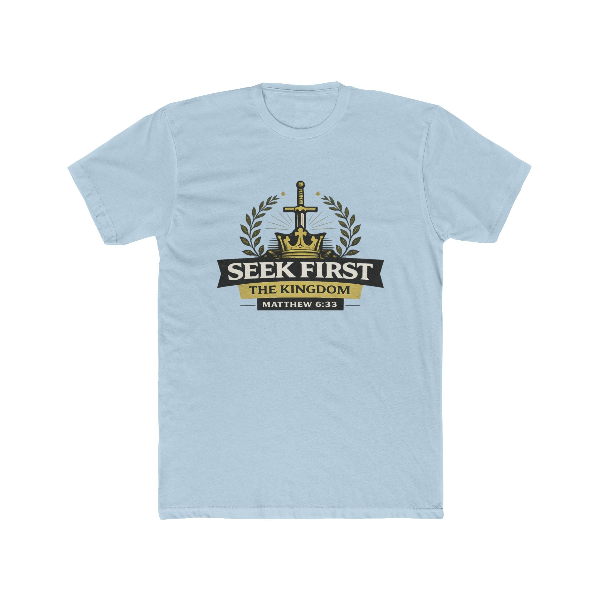 Seek First the Kingdom Tee | Matthew 6:33 Christian T-Shirt