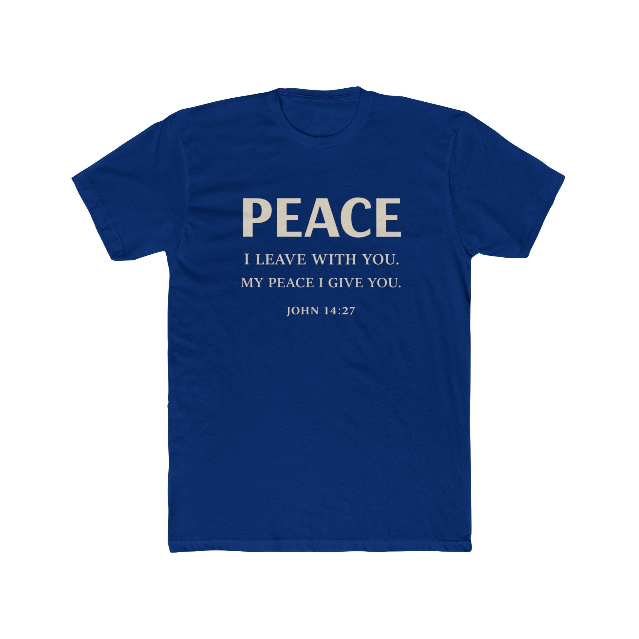 Mens Dove Flight Tee — Soft White T‑Shirt with Soaring Dove Graphic