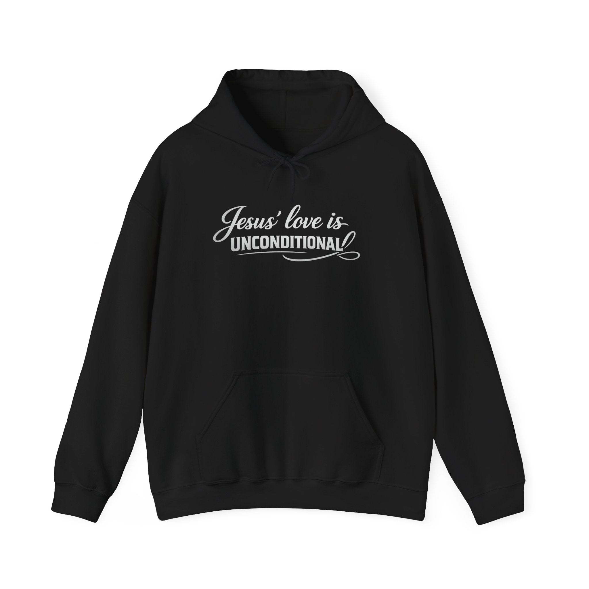 Jesus' Love Is Unconditional Hoodie — Christian Faith Pullover