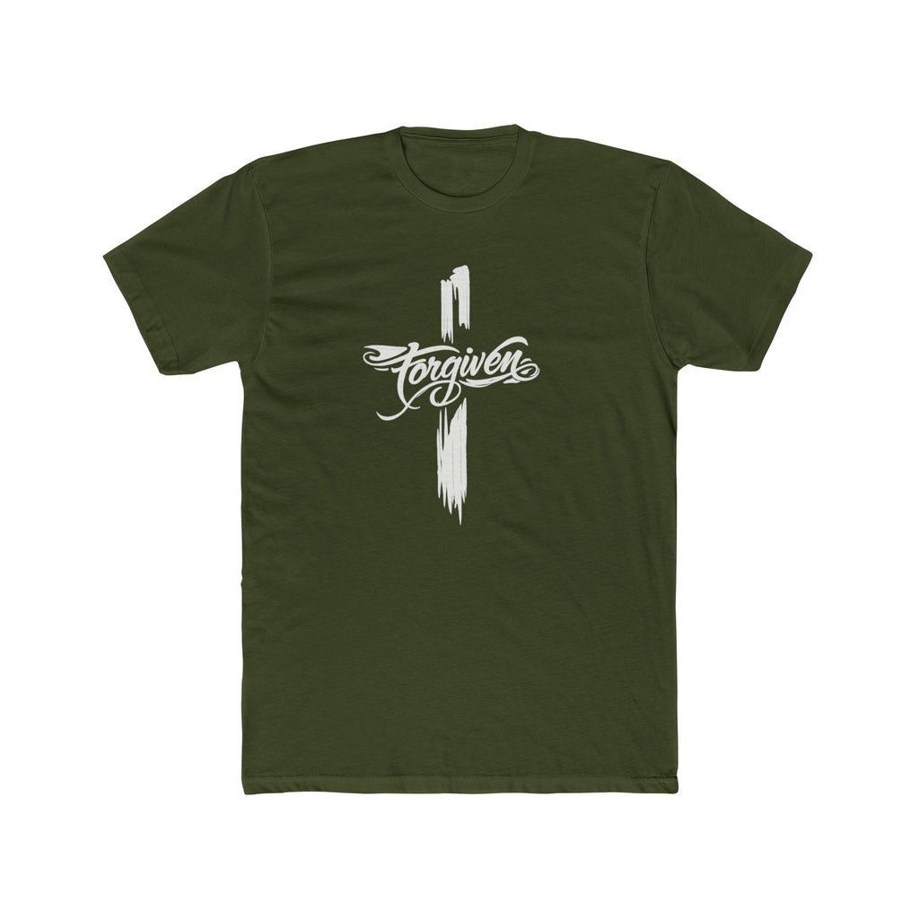 Faith Cross Script T-Shirt | Religious Christian Tee