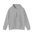 Mens Yeshua Vertical Cross Hoodie — Minimal Christian Faith Pullover