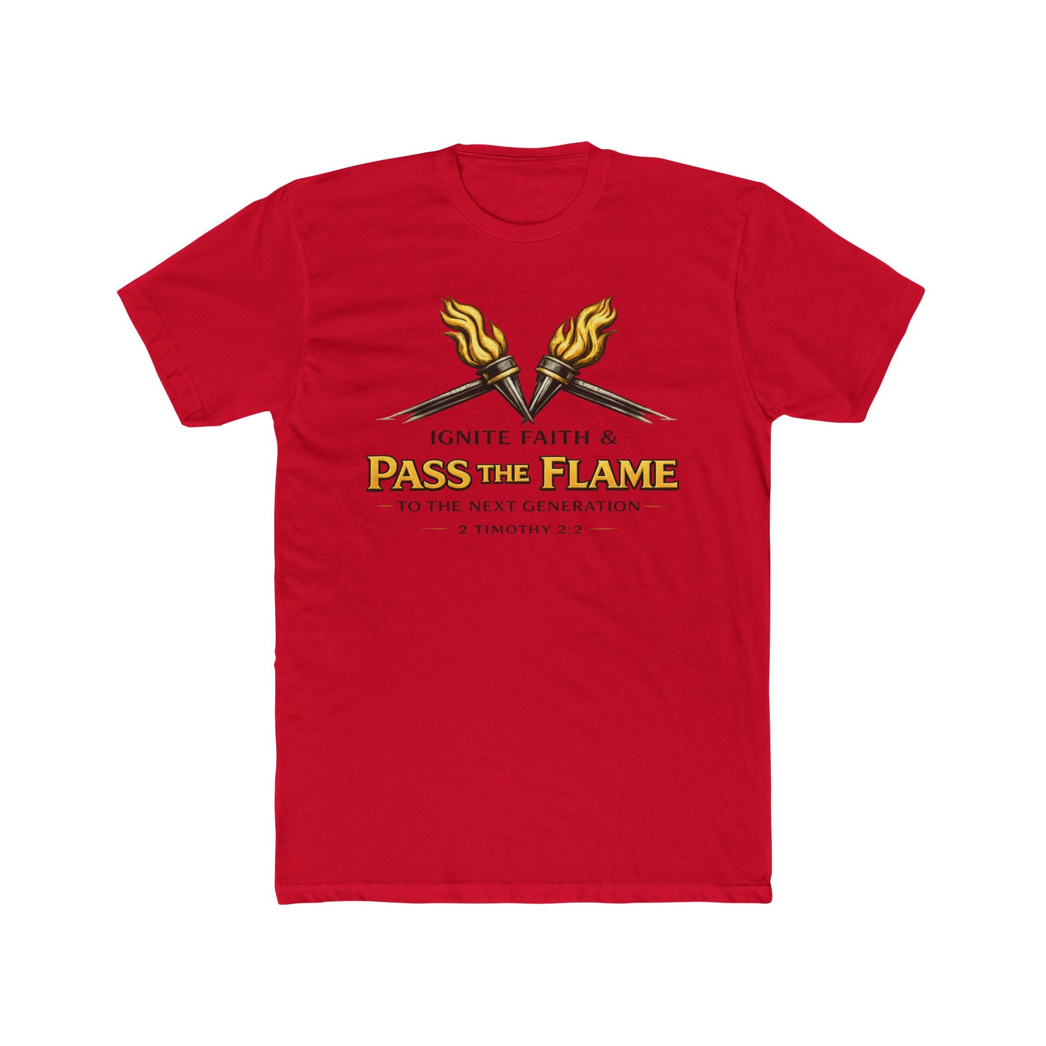 Pass the Flame T-Shirt — Ignite Faith Youth Ministry Tee