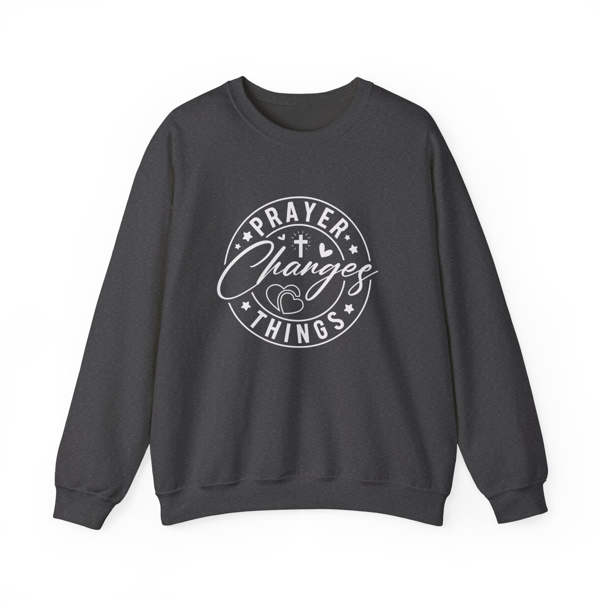Prayer Changes Things Sweatshirt — Inspirational Christian Crewneck